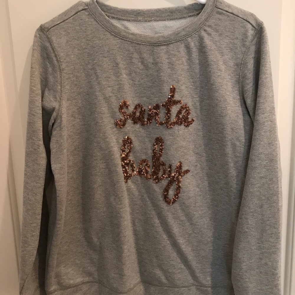 Santa Baby Sequin Sweatshirt